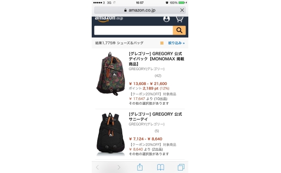 Gregory backpack