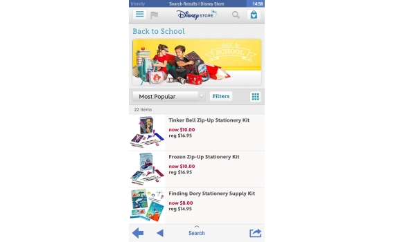Disney store back to school series