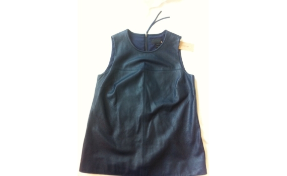 Leather shell from J Crew