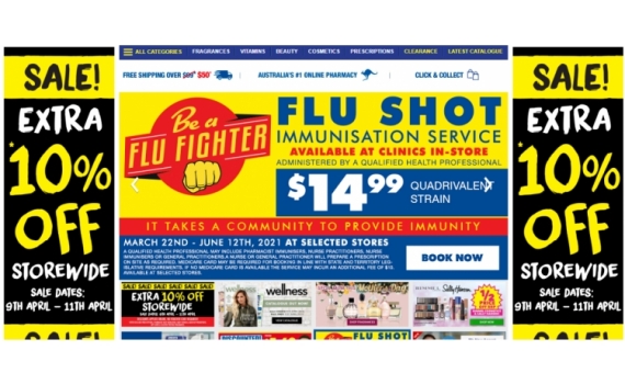 CHEMIST WAREHOUSE sale