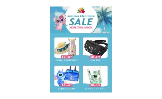 Disney jp store summer sale