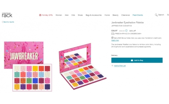 JEFFREE STAR Jawbreaker 眼影盤