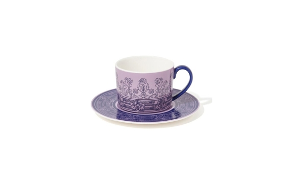 ​ANNA SUI 淺紫色茶杯連碟 