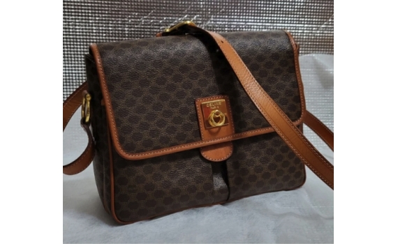 ​CELINE – Shoulder Bag In Triomphe Canvas