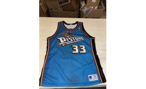 GRANT HILL DETROIT PISTONS JERSEY