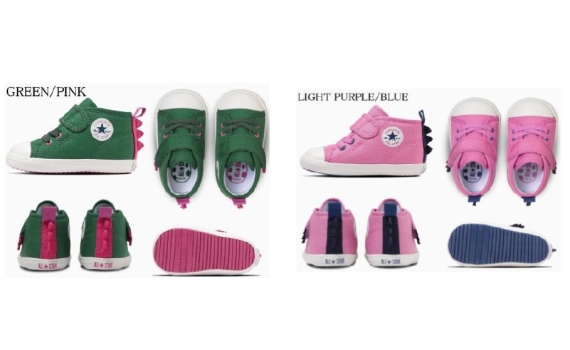 CONVERSE BABY恐龍兒童運動鞋