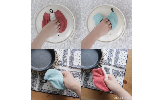 日本製 貓咪 & 小鳥造型隔熱手套