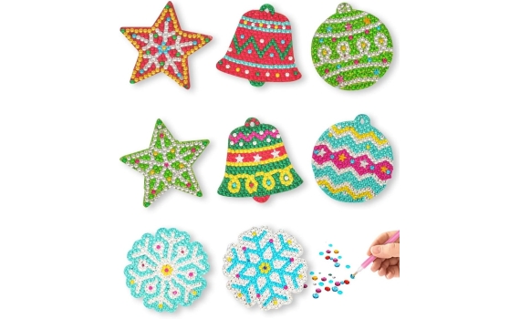 鑽石兒童聖誕裝飾品套裝~~~